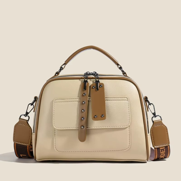 High end ladies' handbag multi-layer large capacity commuting bag