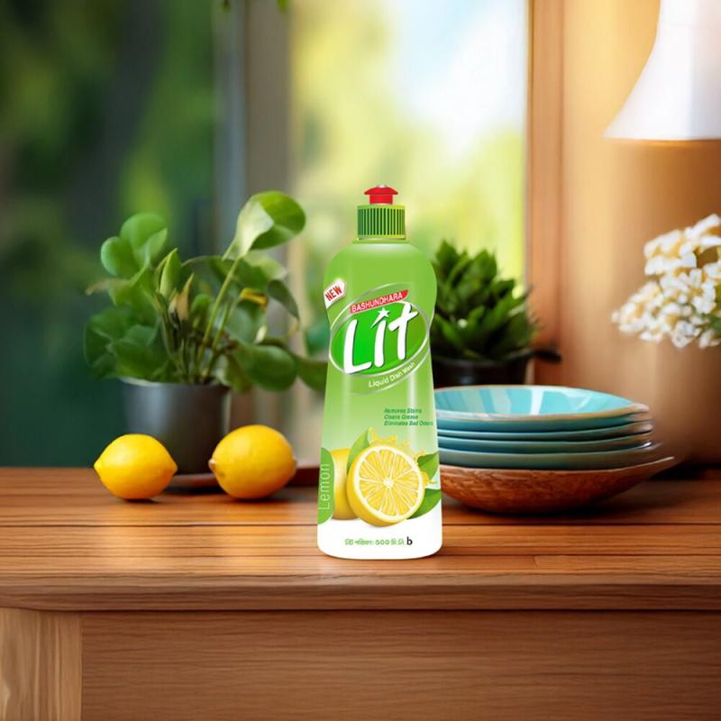 Bashundhara Lit Liquid Dish Wash 500ml || বসুন্ধরা লিট লিকুইড ডিশ ওয়াশ ৫০০ মিলি